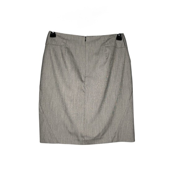 Worthington Pleated Pencil Skirt Gray Black Pockets Size 8 Lined Business Casual - Picture 4 of 10